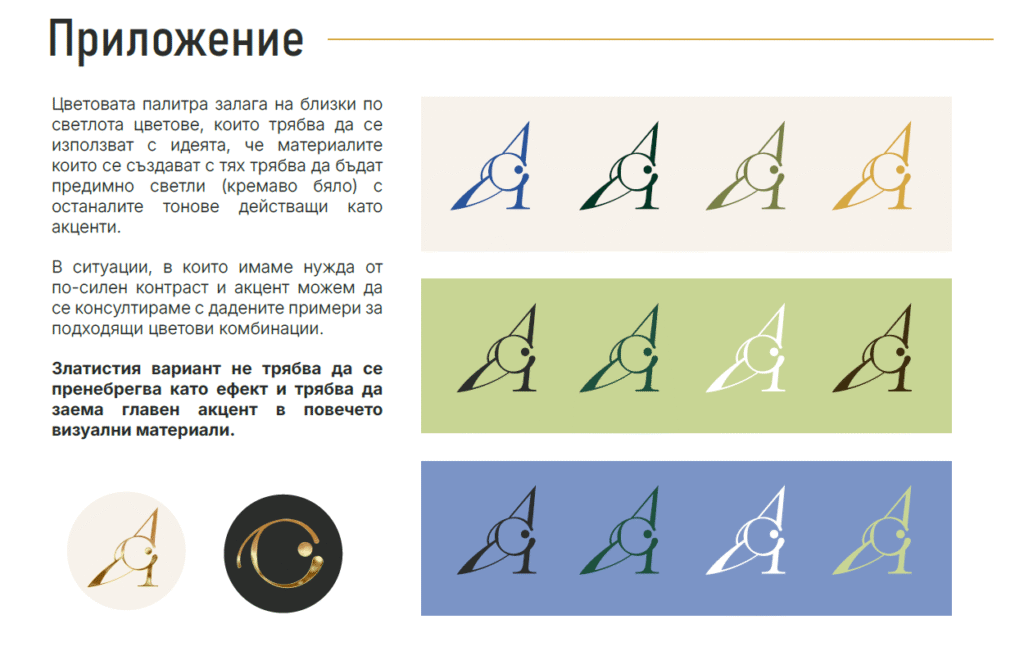 brand creation and logo guideline example